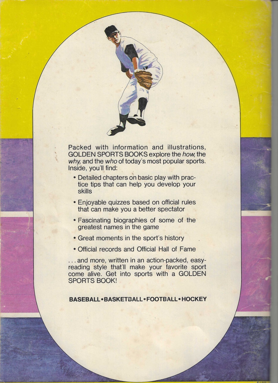 1975 A Golden Sports Book BASEBALL Rules, Strategy, Equipment, Tips and More