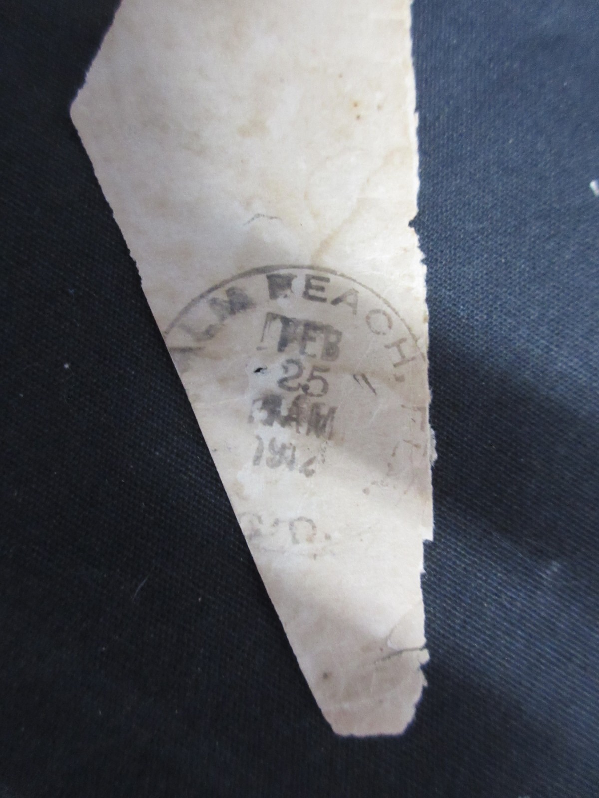 SPENCER General Dealer & Furnishing Agent 1903 Partial Letter, Dade Co, FLORIDA