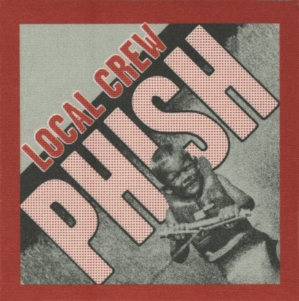Phish 1997 Slip Stitch and Pass concert tour Working Crew Backstage Pass