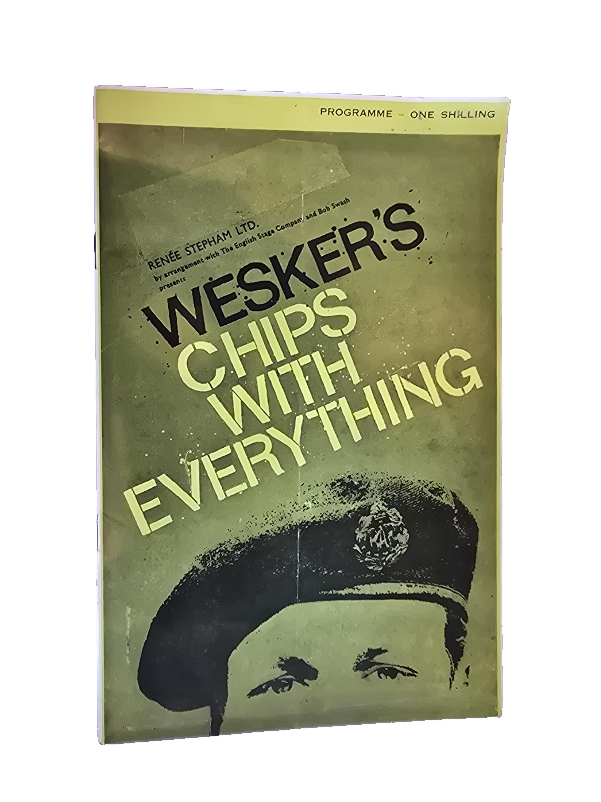 1960s Chips With Everything Theatre Programme – Paul Darrow Michael Redfern