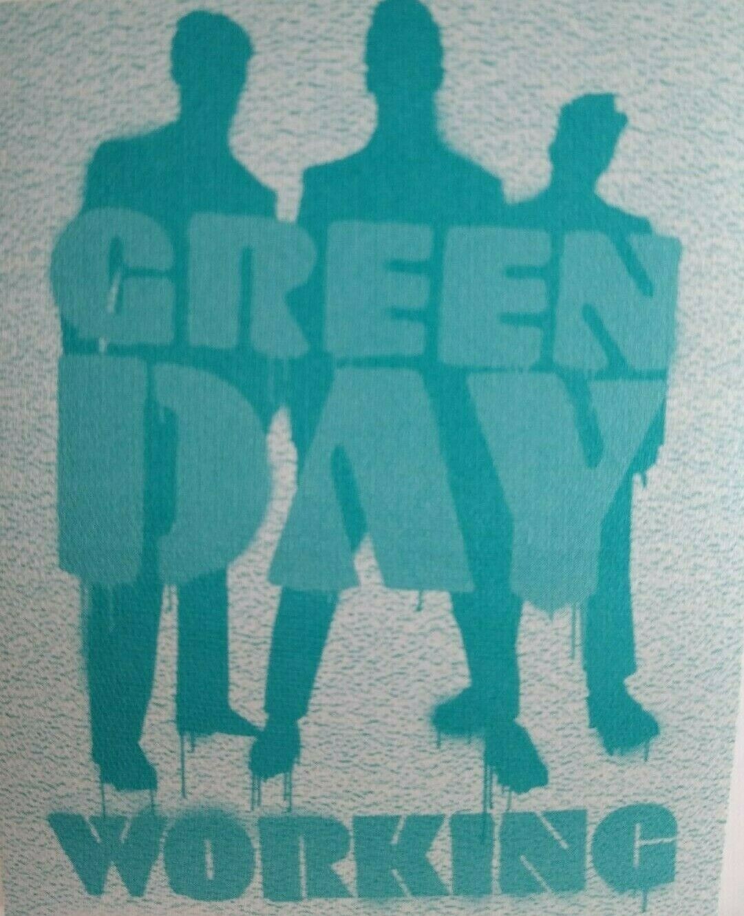 Green Day Vintage Backstage Pass Original Punk Rock New Wave Pop Disaster 2002