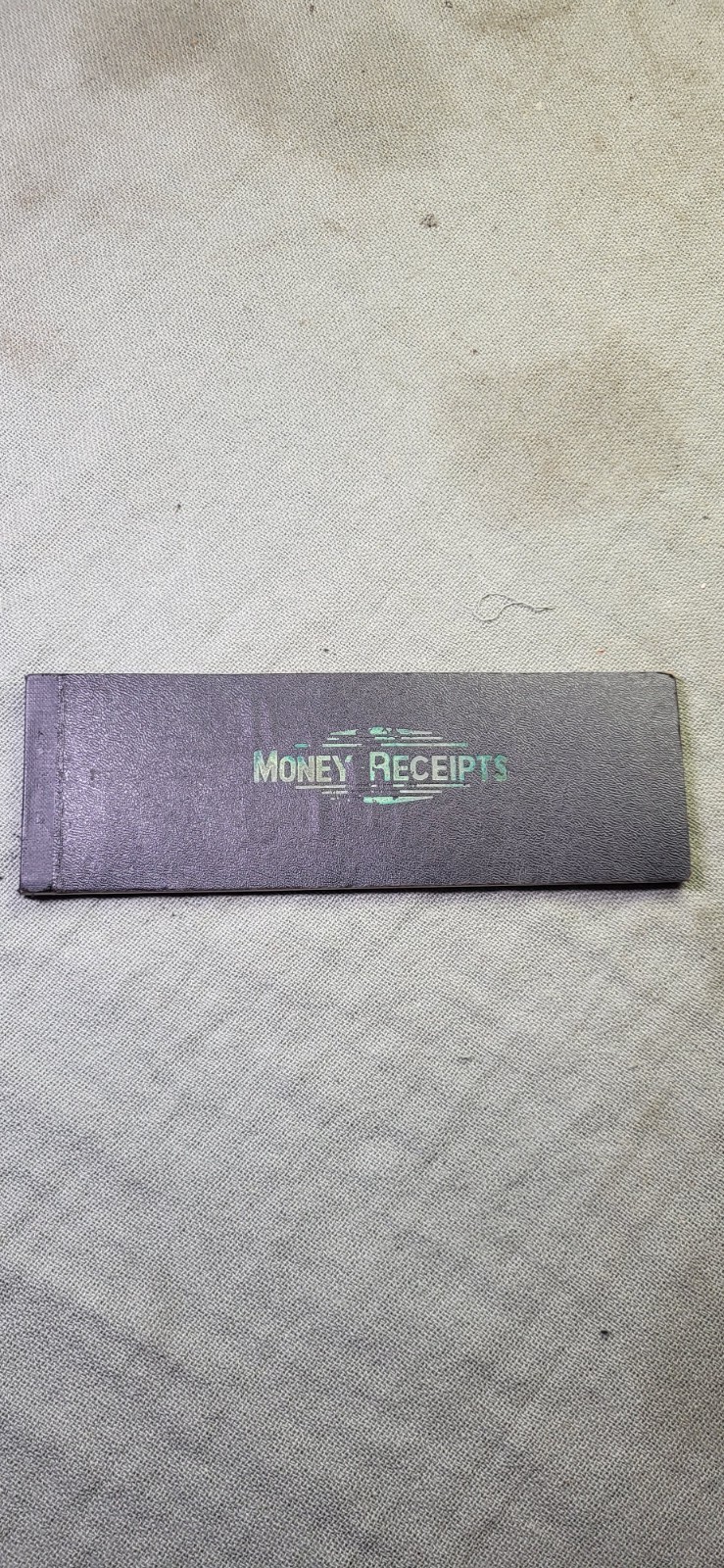 Vintage Money Receipts Booklet Early 1900s Made In USA