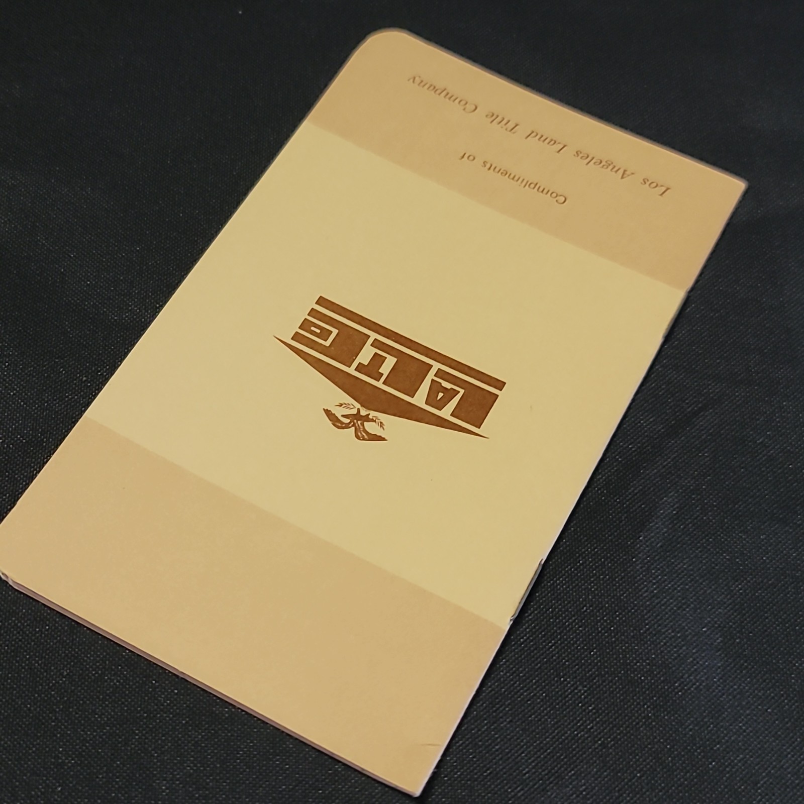 Vintage c1980s Los Angeles Land Title Company Payment Register Unused VTG