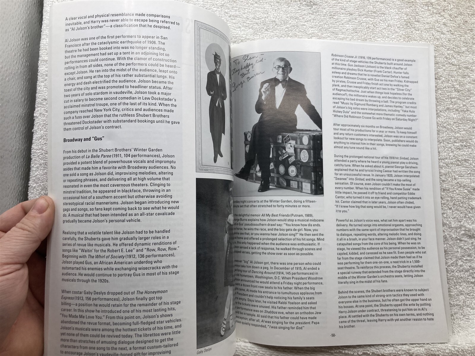 Fall 2011 The Jolson Journal International Al Jolson Society Magazine Vtg