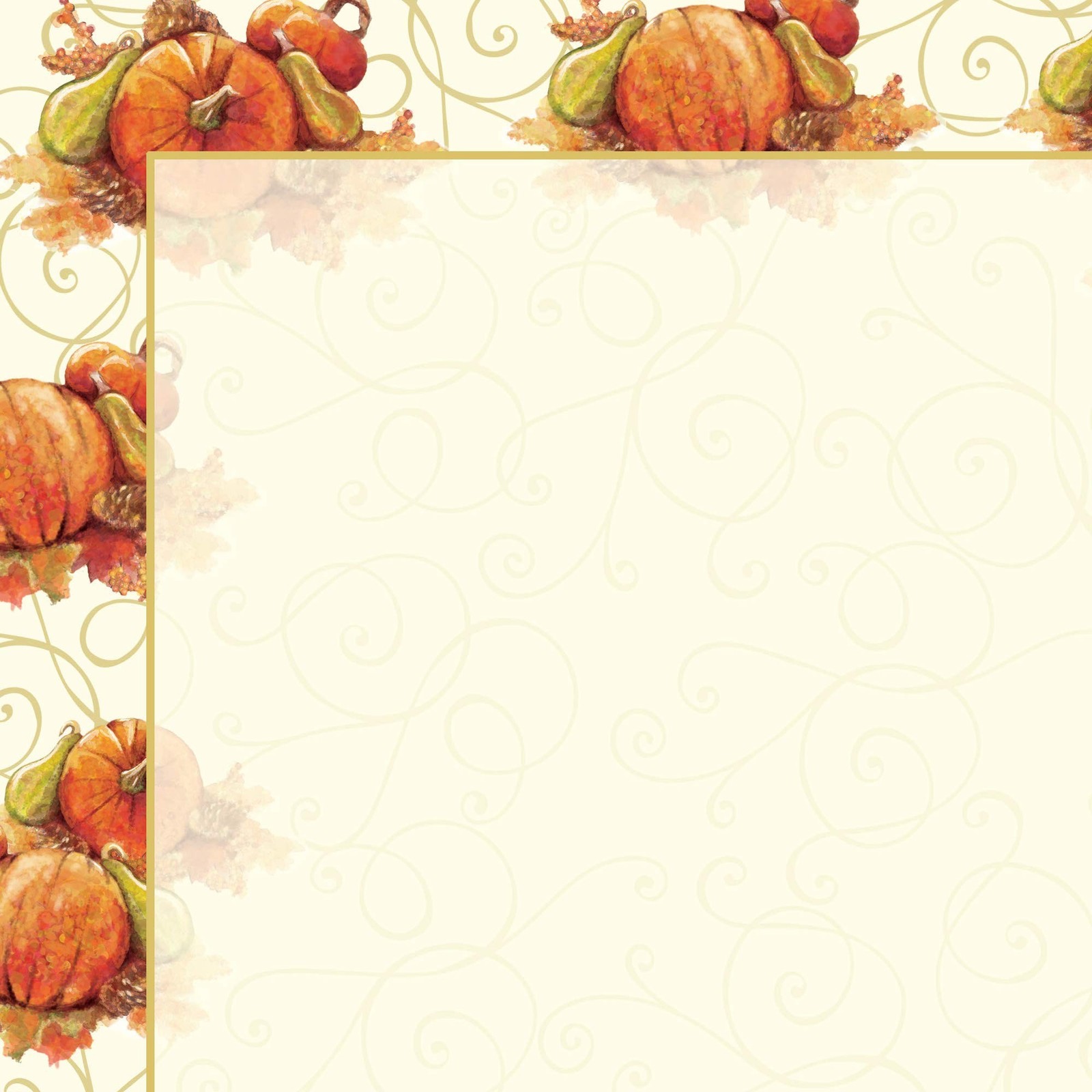 Great Papers! Stationery Letterhead, Fall Pumpkins, 8.5″ x 11″, 80 count (201…