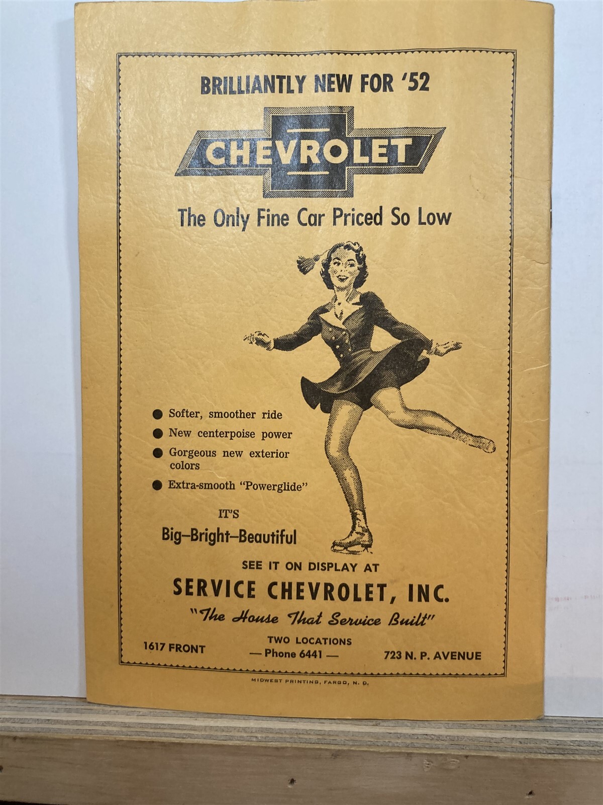 1952 Jack Frost Ice Revue Fargo Moorhead Winter Club Ice Skating Program ND MN