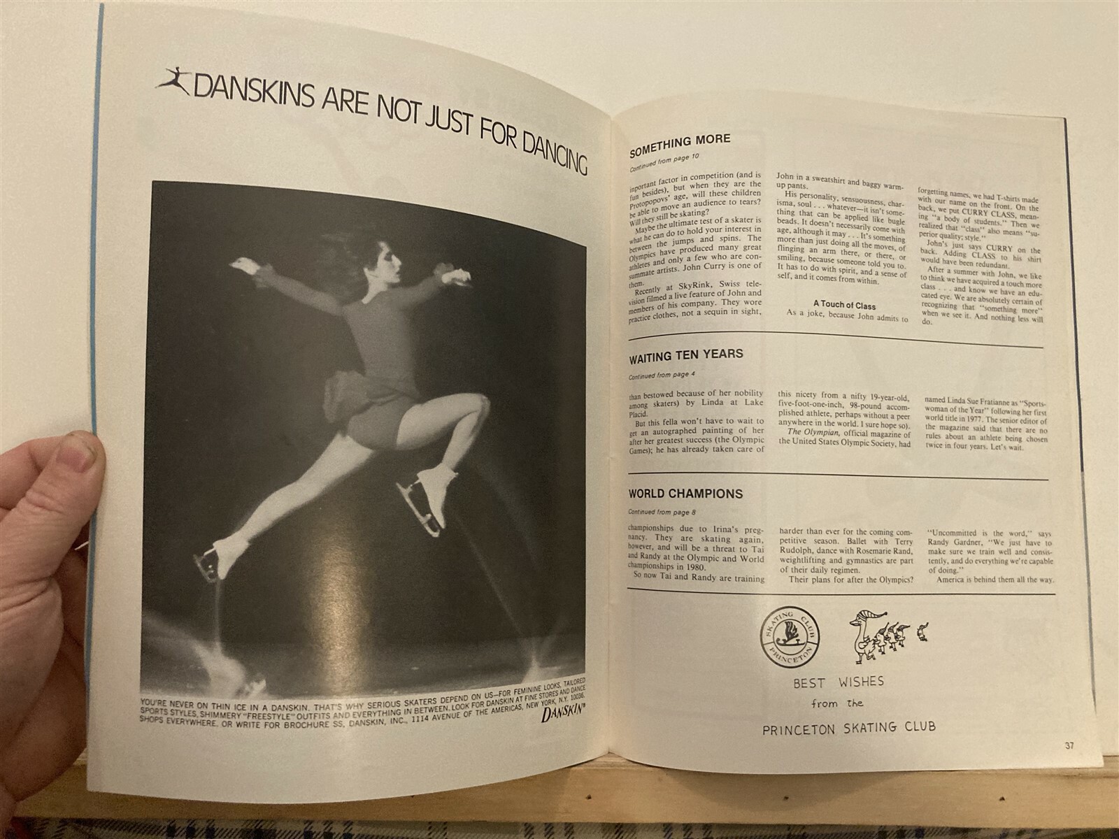1979 Olympic Superskates Ice Skating Madison Square Garden NY Program Ticket Vtg