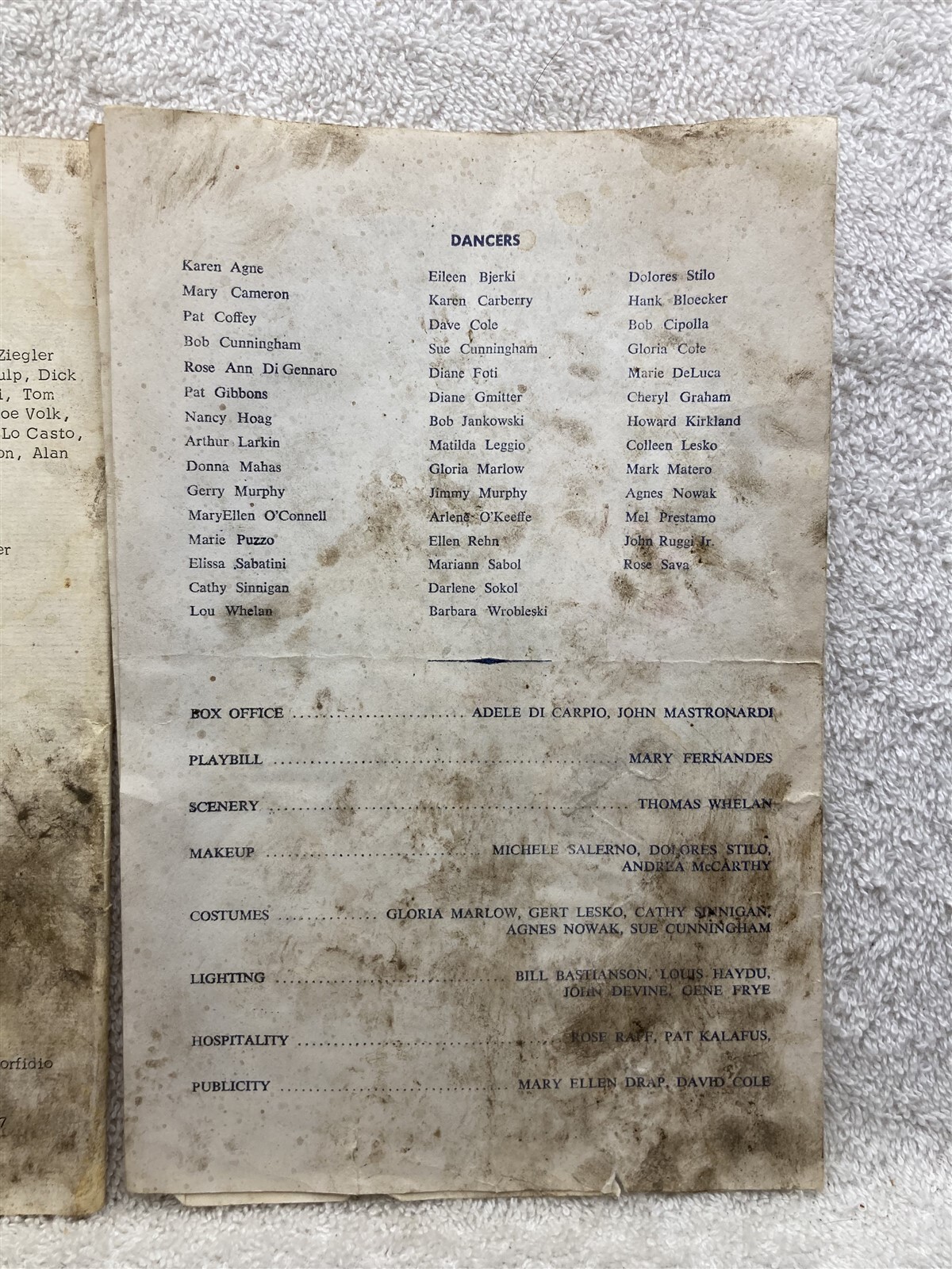 1965 St. Andrews Players Yonkers New York Programs St. Mary’s Play Vtg