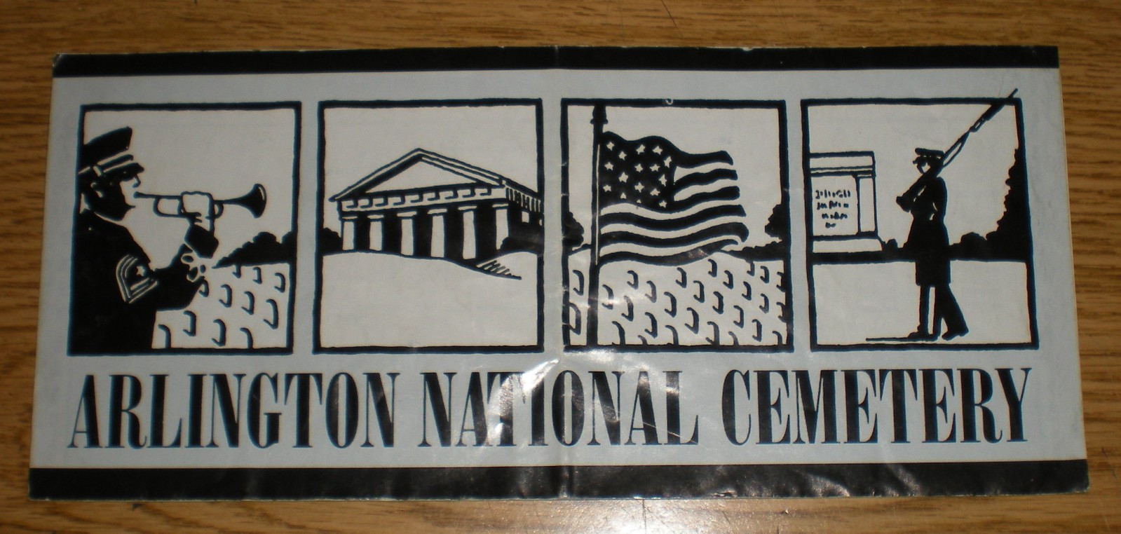 2004 Arlington National Cemetery Park Washington DC Map Guide Travel Brochure