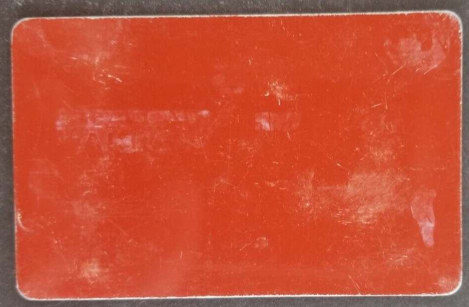 Vintage Midwest Express Airlines Airplane Metal Sample Card