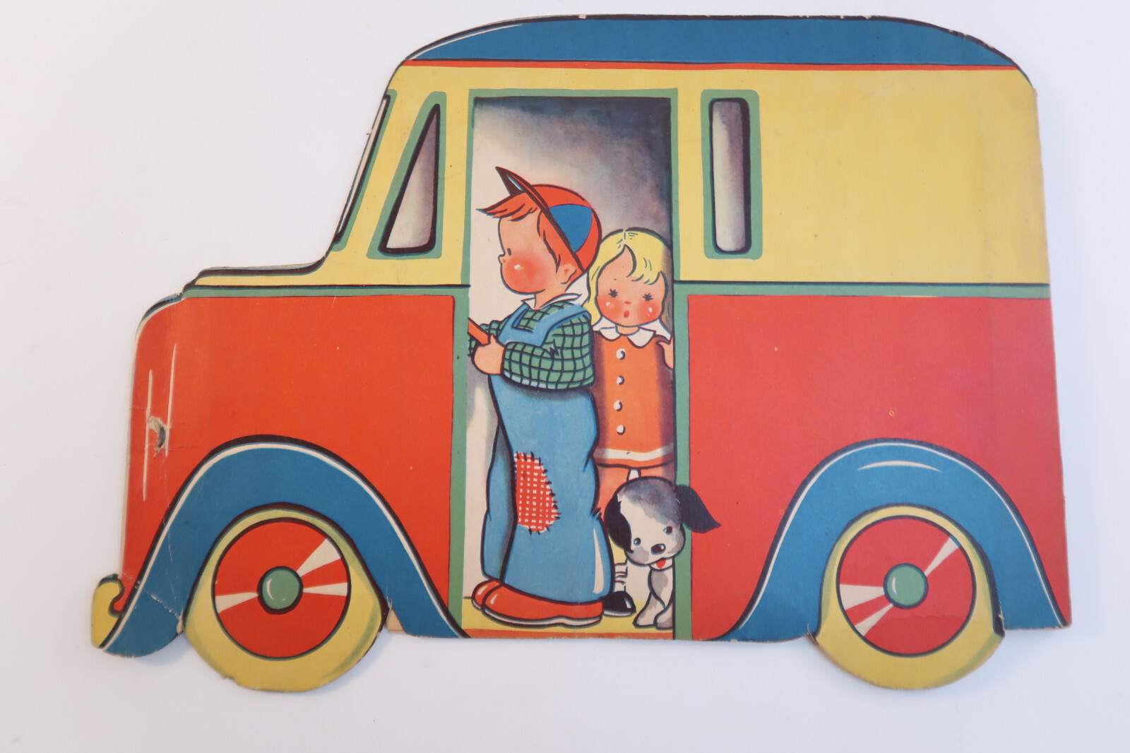 Cyclone Delivery Service A Pull Toy Book Abbott Publishing #713 Vintage Item