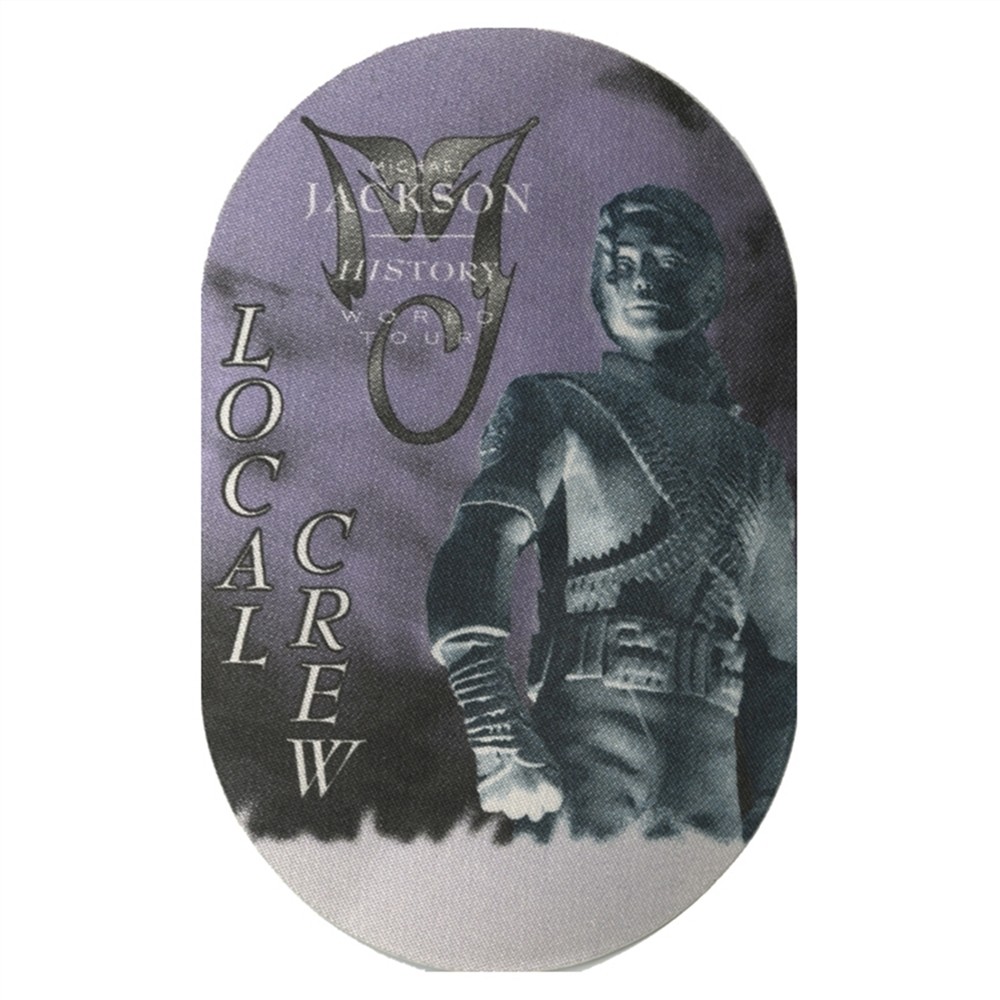 Michael Jackson 1997 HIStory concert tour Working Crew Backstage Pass