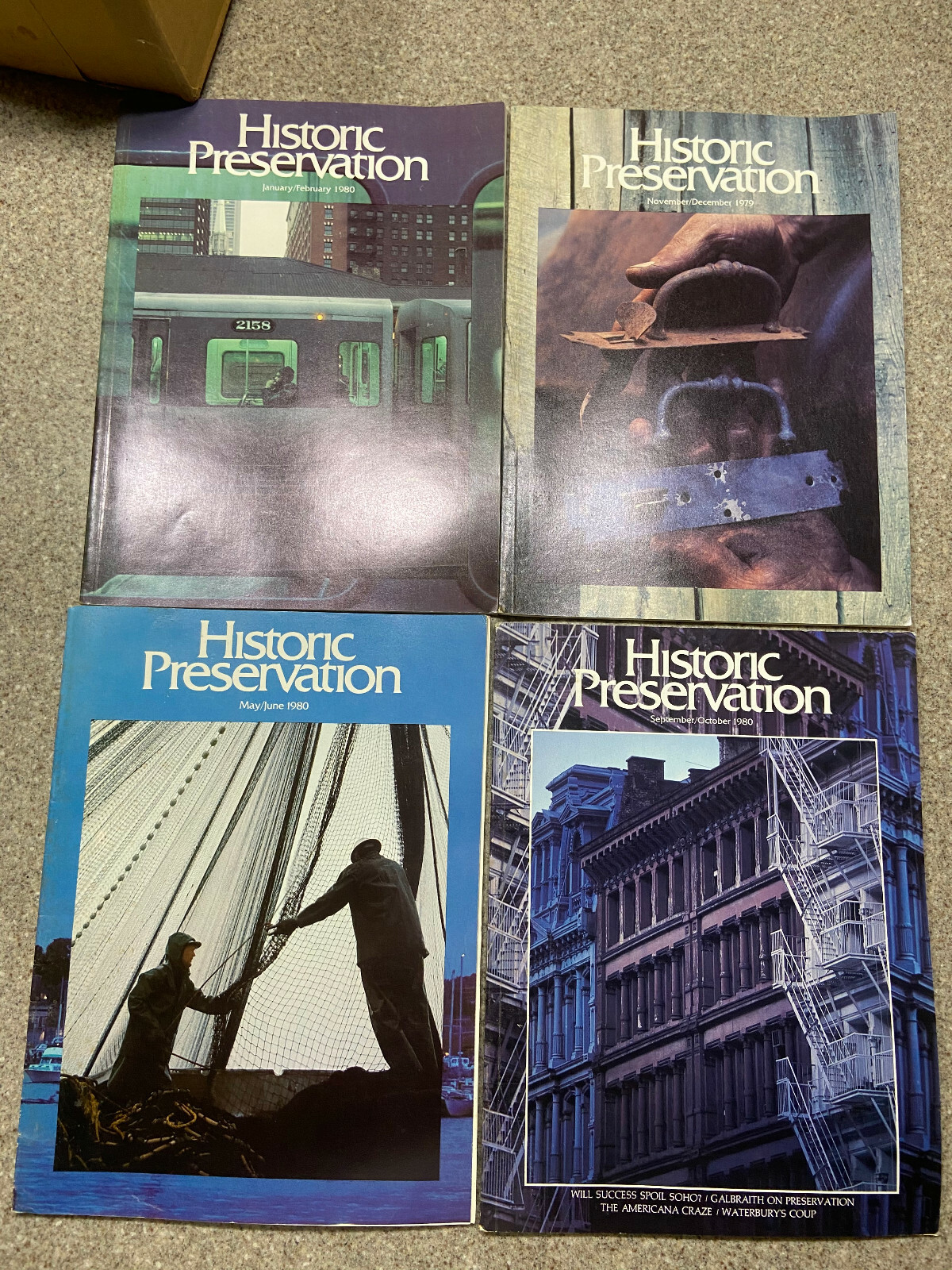 Lot of 16 – Historic Preservation Magazine/Magazines 1979 1980 1981 Americana