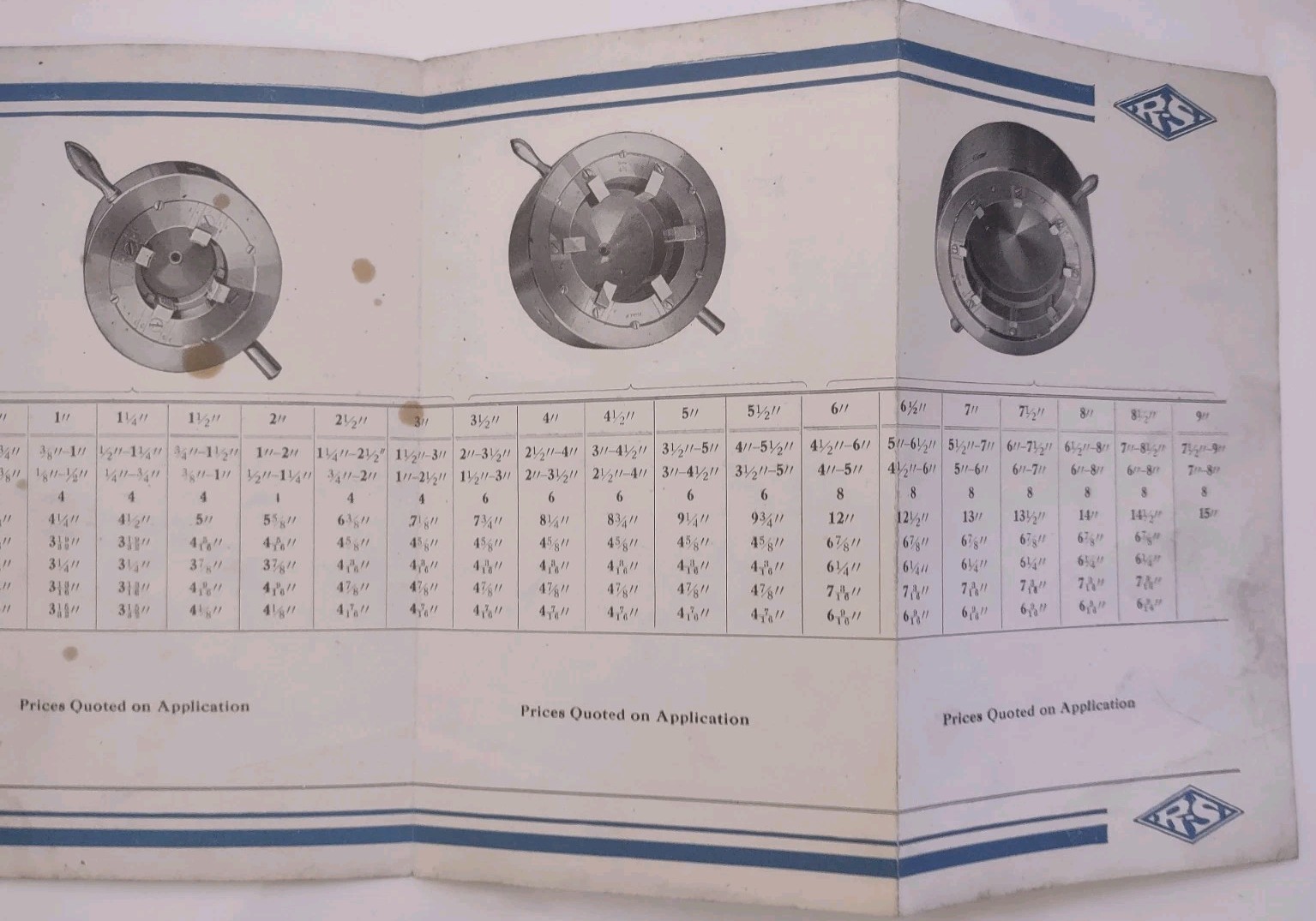 1940s Rickert-Shafer Manufacturers Erie PA Brochures Tapping Machines Die Heads
