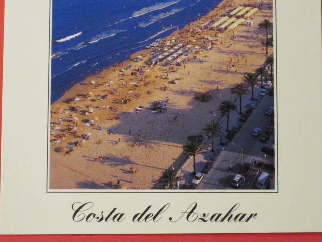 Penicola / Costa del Azahar Postcard – Printed in Barcelona, Spain