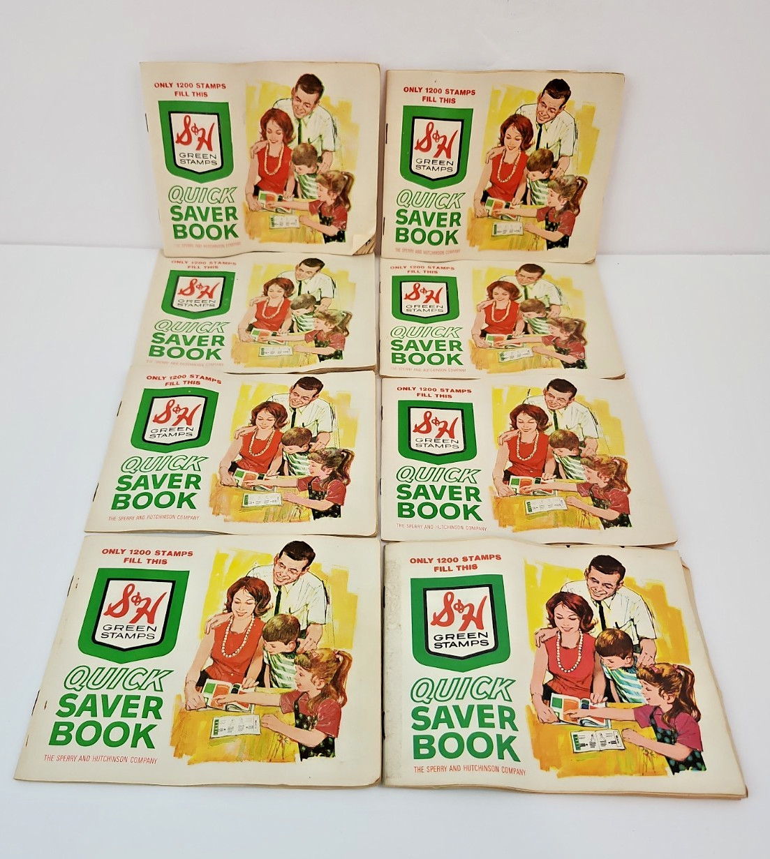 Vintage S&H Green Stamps and Books Acme Markets 8 Books 100’s of Stamps