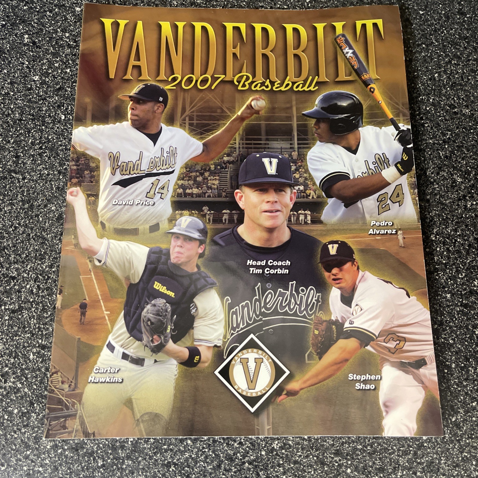 2007 Vanderbilt Commodores Baseball Media Guide – Mint Condition- David Price