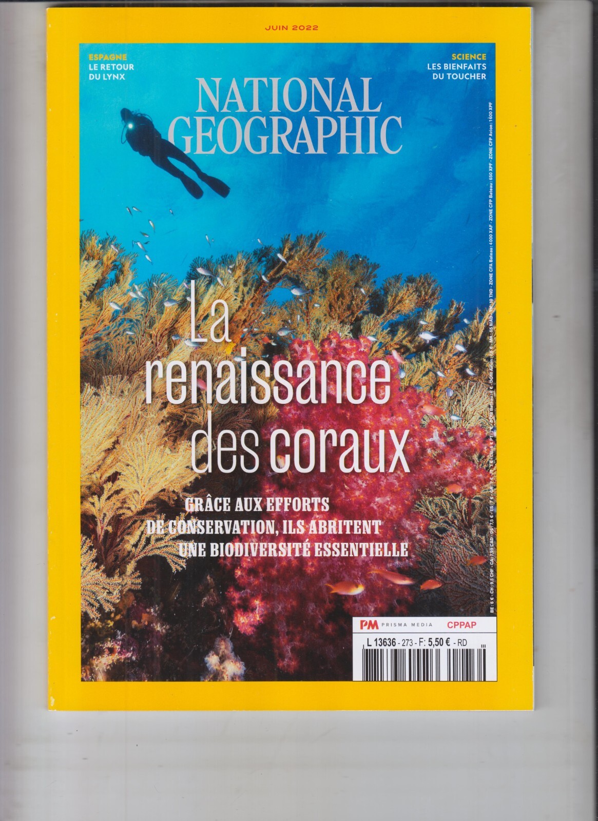 CORALS IN PHILIPPINES FRENCH NATIONAL GEOGRAPHIC MAGAZINE JUNE 2022