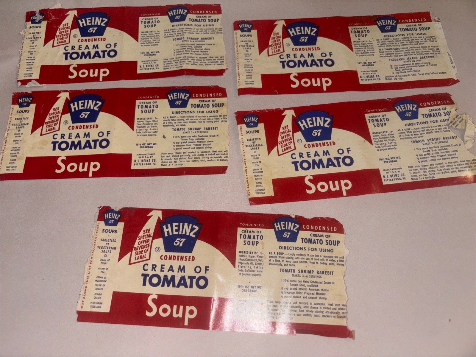 Vtg Food Label Wrapping & Other Wrappings & Recipe & Household Hint Booklets Lot