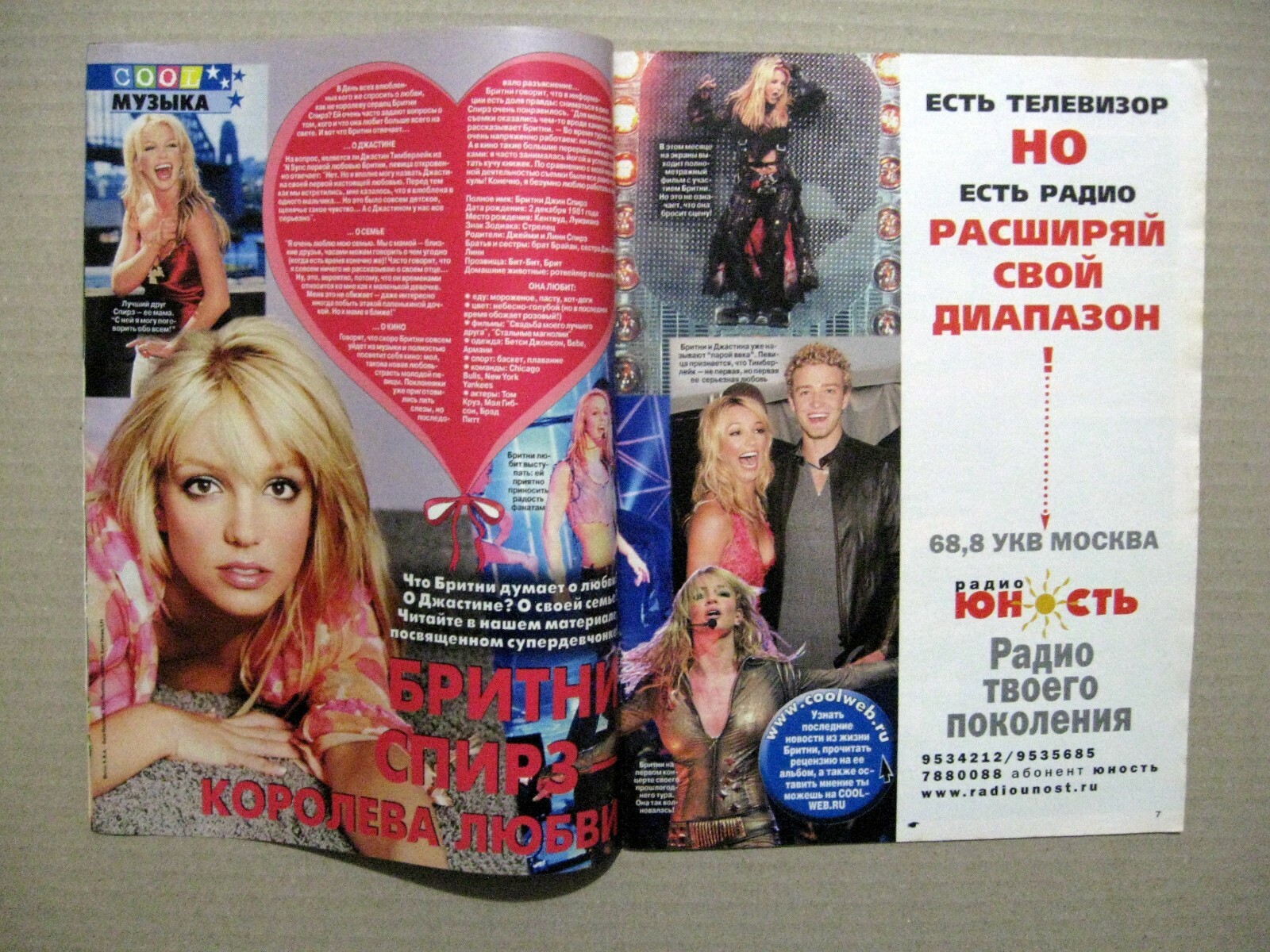 Magazine 2002 Russia Britney Spears cover