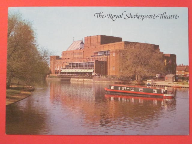 The Royal Shakespeare Theatre Postcard – Printed in Kent, England