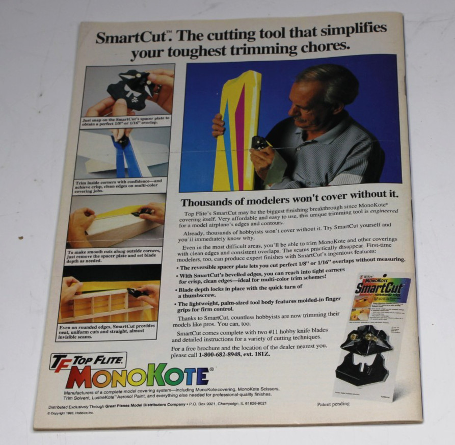 Vintage Scale RC Modeler Magazine – Vol. 21 No. 3 – March 1995 Airplane