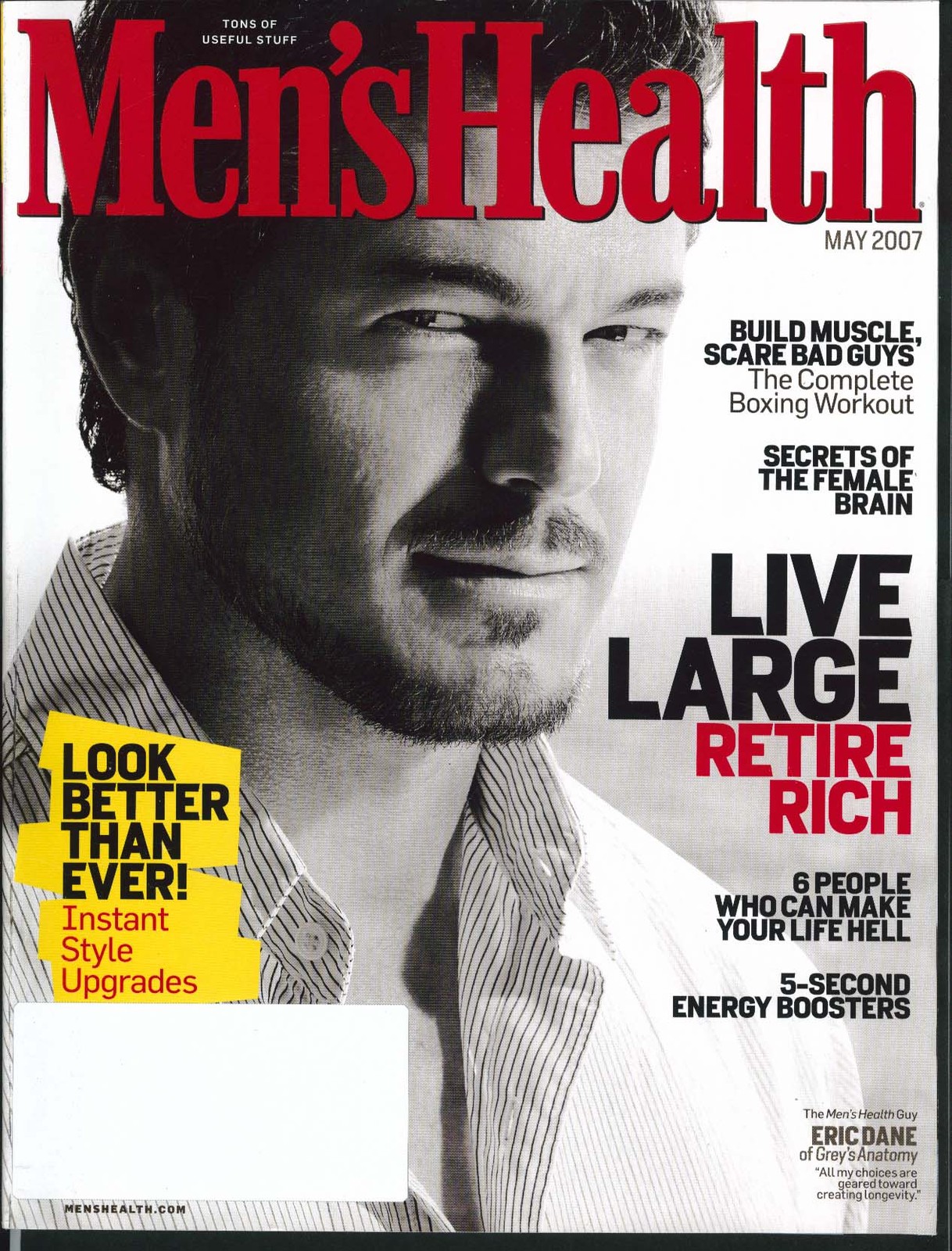 MEN’S HEALTH Eric Dane Grey’s Anatomy 5 2007