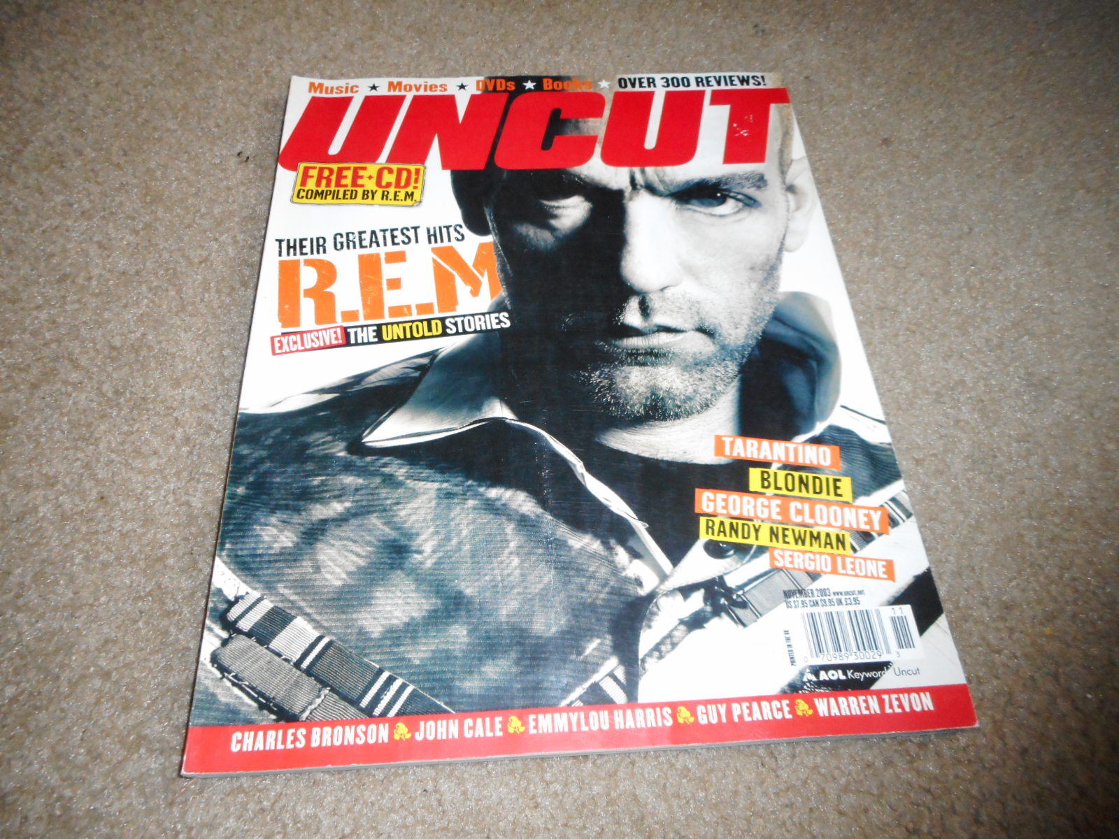 NOV 2003 UNCUT music magazine REM GREATEST HITS