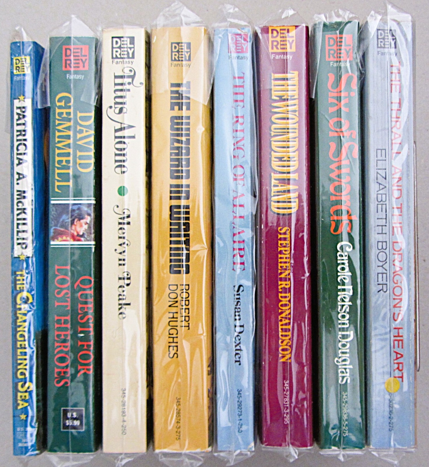 LOT 8~GRIFFIN~DEL REY FANTASY PAPERBACK BOOKS~COLLECTIBLE~MOST UNREAD~NEW