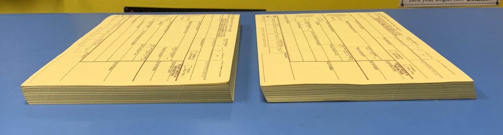 2 Vintage Chicago Police Records / Non Department Inquiry Pads