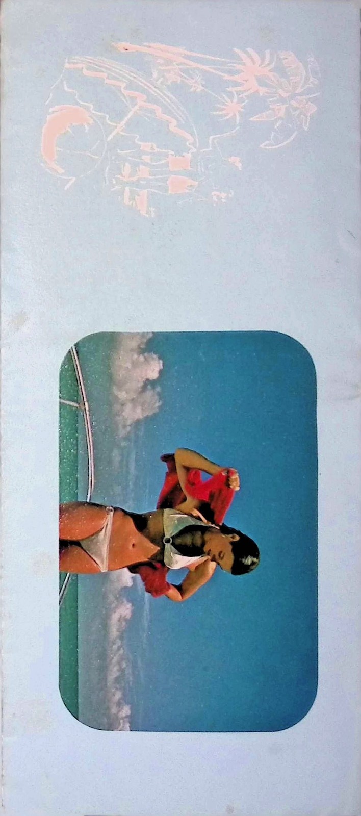 Chub Cay Club Bahamas 1950s Marlin Brochure Mailed Berry Islands