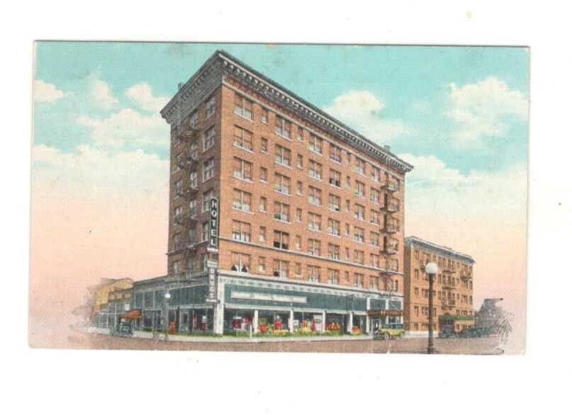 Vintage Hotel Harrison 14th & Harrison Oakland CA 2 Sided Business Card MX3
