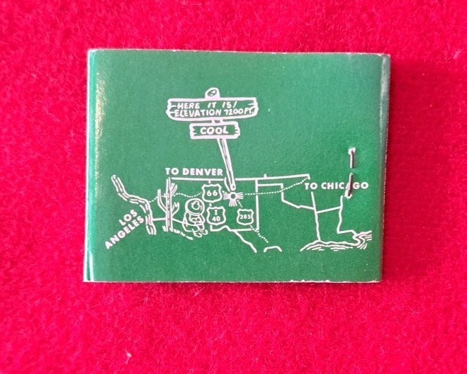 Clines Corners Matchbook 1970s New Mexico Vintage Unstruck