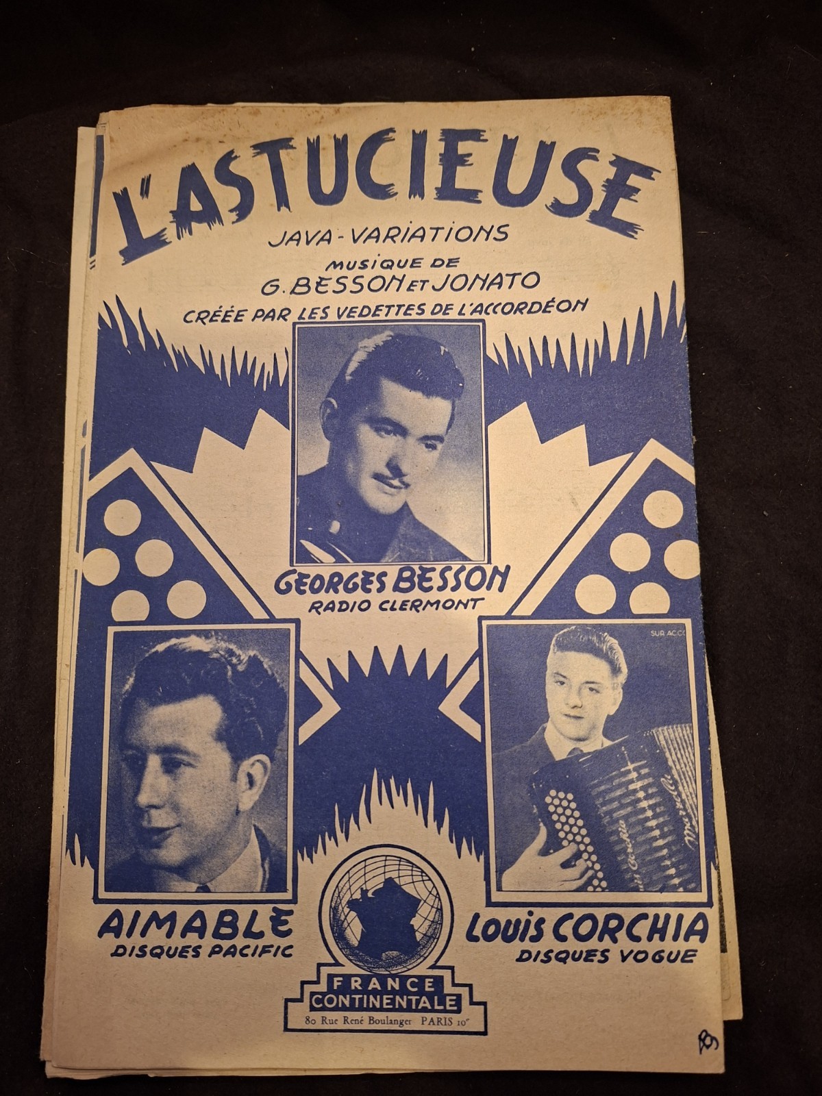 Partition Un Petit Blanc L’Astucieuse Verchuren Baron Besson Aimable Sheet Music