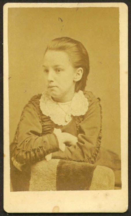 Unknown young woman CDV Folsom Danbury CT
