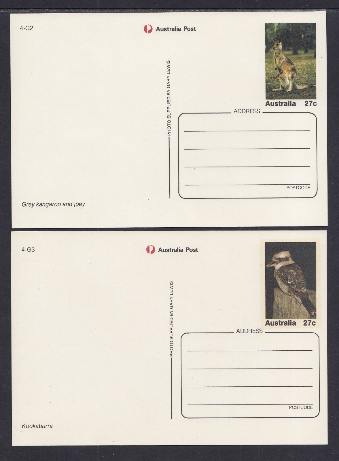 Australia Post Natural Heritage Collection Postcards Series 1V – 6 Cards unused