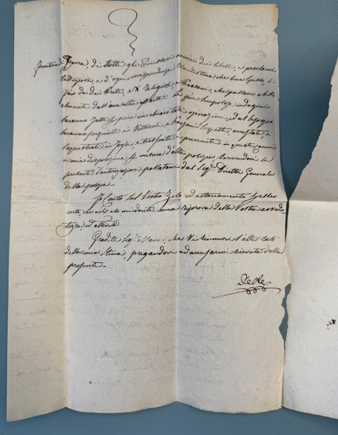 1813 Letter From MODIGLIANA (Conquered Territory Of The ARNO) 112 SUP