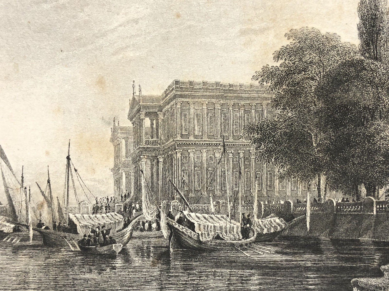 Antique Engraving of Venice Italy – L11