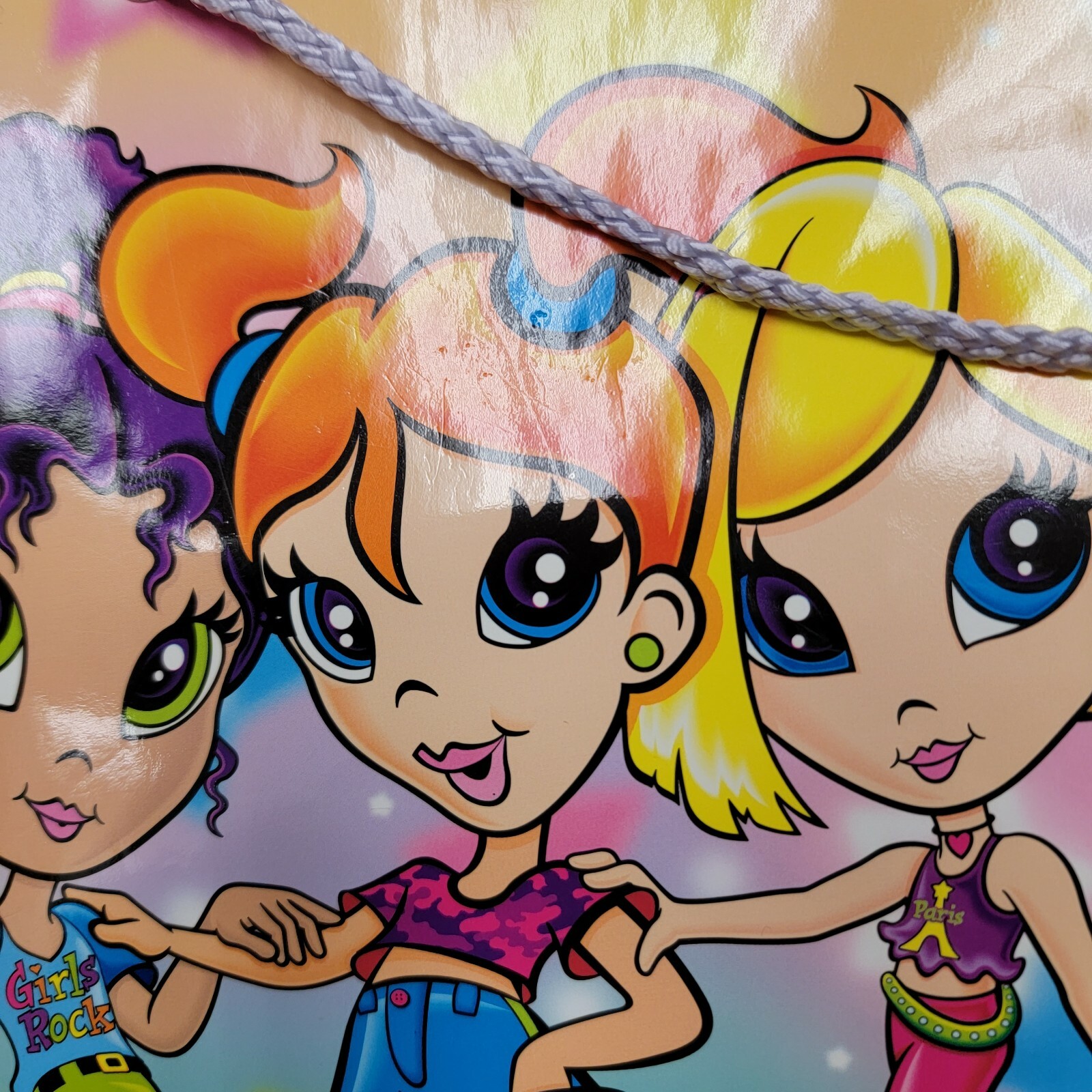 2x Lisa Frank Vintage Fab Friends Gift Bag 9.5″ x 8″ New w/ Tags Y2K 2000s Girls