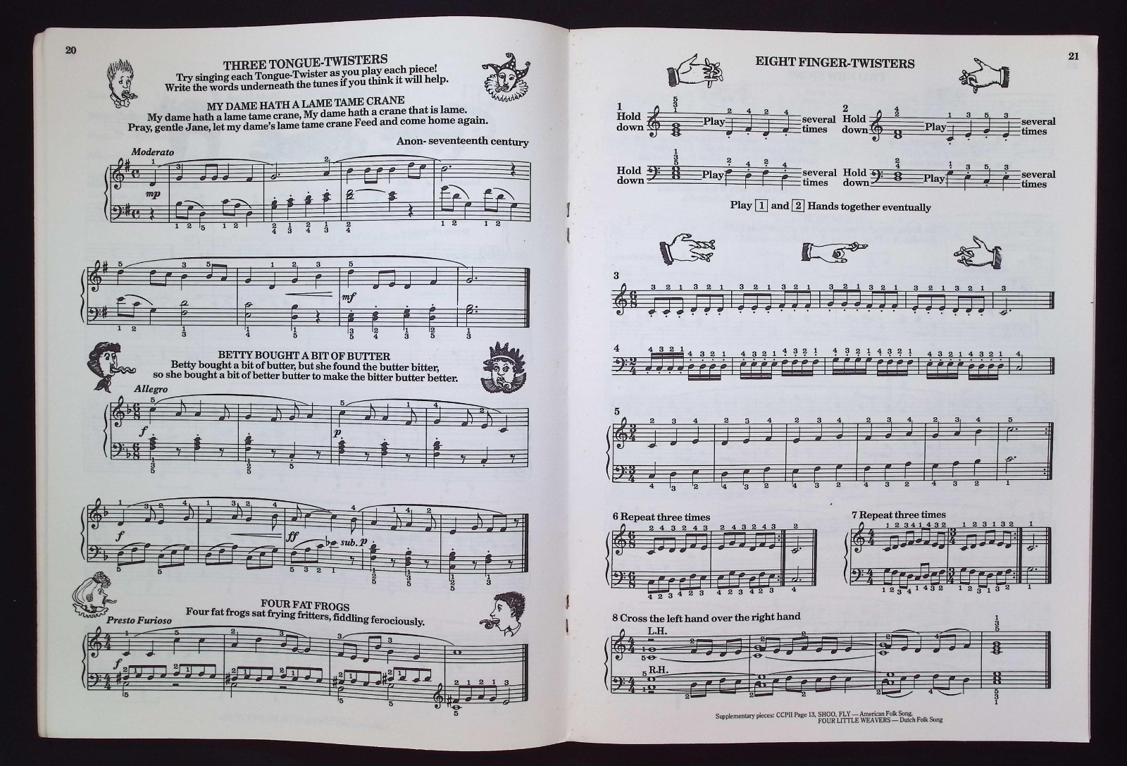 Chester’s Piano Book, Number Five by Carol Barratt, 1979 Chester Music