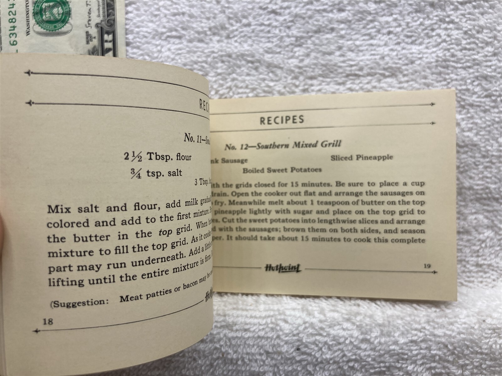 1933 General Electric 24 Recipes Booklet Hotpoint Treasure Chest Cooker GE Vtg