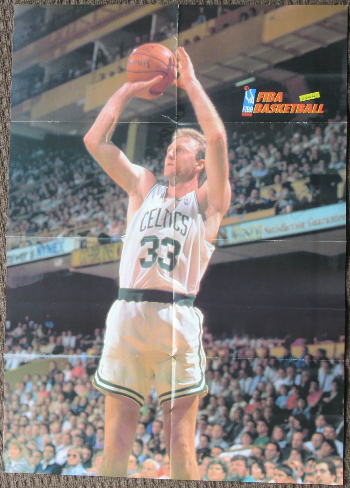 GREECE Poster – LARRY BIRD – BOSTON CELTICS – “FIBA Basketball” – Greek POSTER