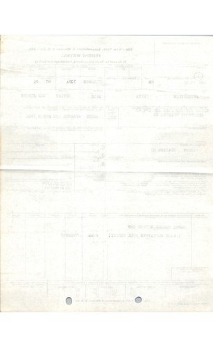 1954 NYS & W Reading Co Empty Covered Hopper Freight Waybill Railroadiana