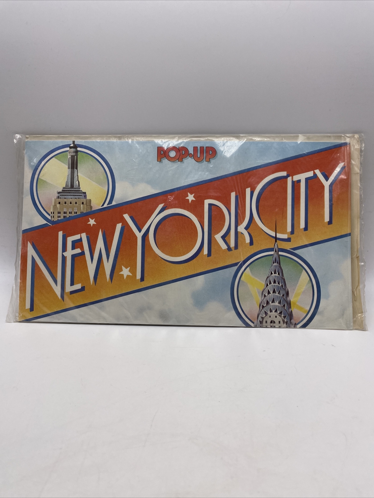 PopSites New York City Pop-up Model New NOS 1981 Empire State Chrysler Bldg 33″
