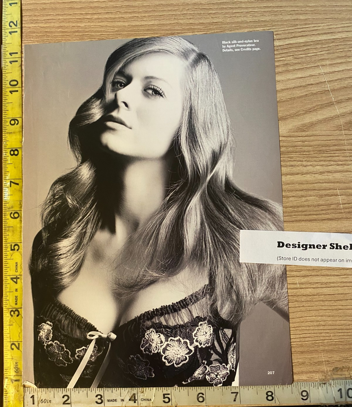 Debra Messing Actress In Agent Provocateur Lingerie 2004 Magazine Photograph