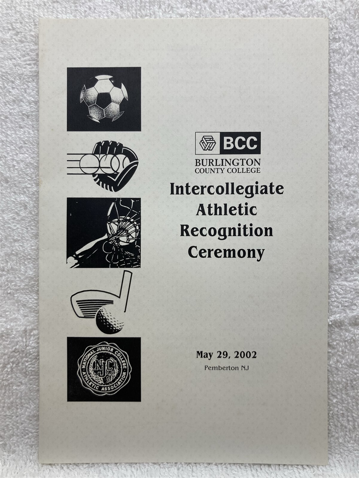 2002 Burlington County College Intercollegiate Athletic Recognition Program NJ