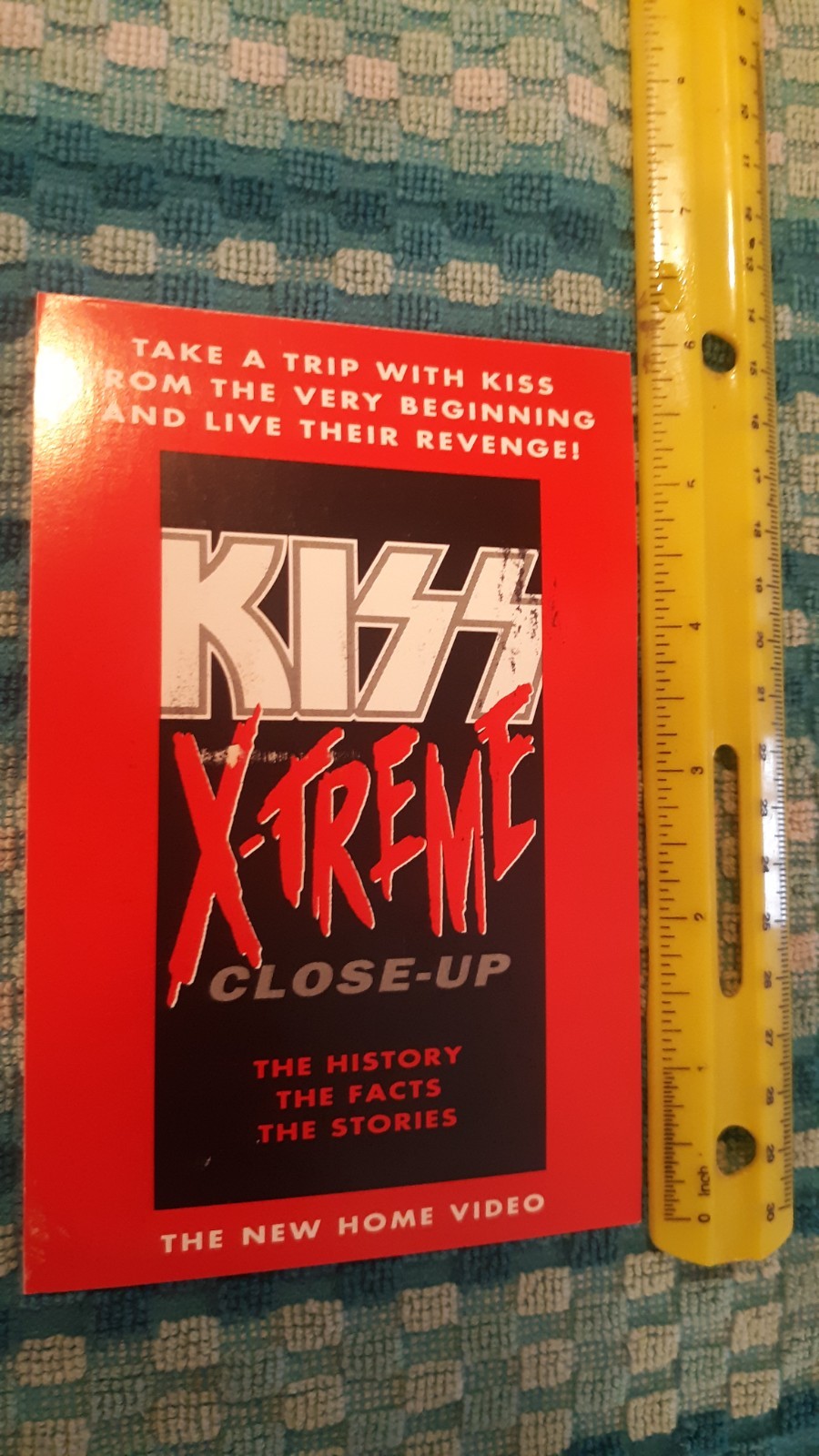 KISS X-Treme Close Up Promo POSTCARD Gene Simmons Paul Stanley Eric Singer