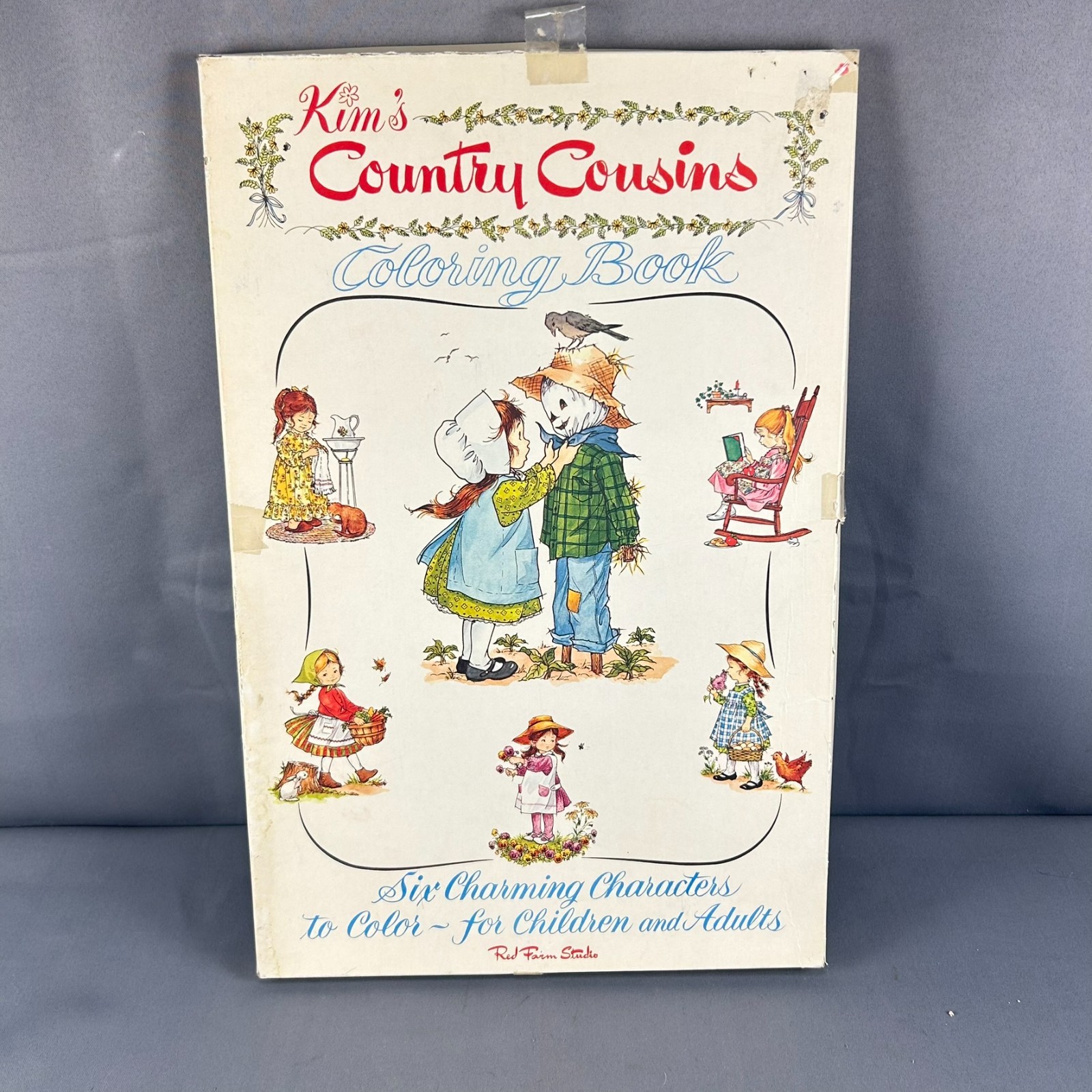 Kim’s Country Cousins Coloring Book Red Farm Studio – 100% Uncolored COTTAGECORE