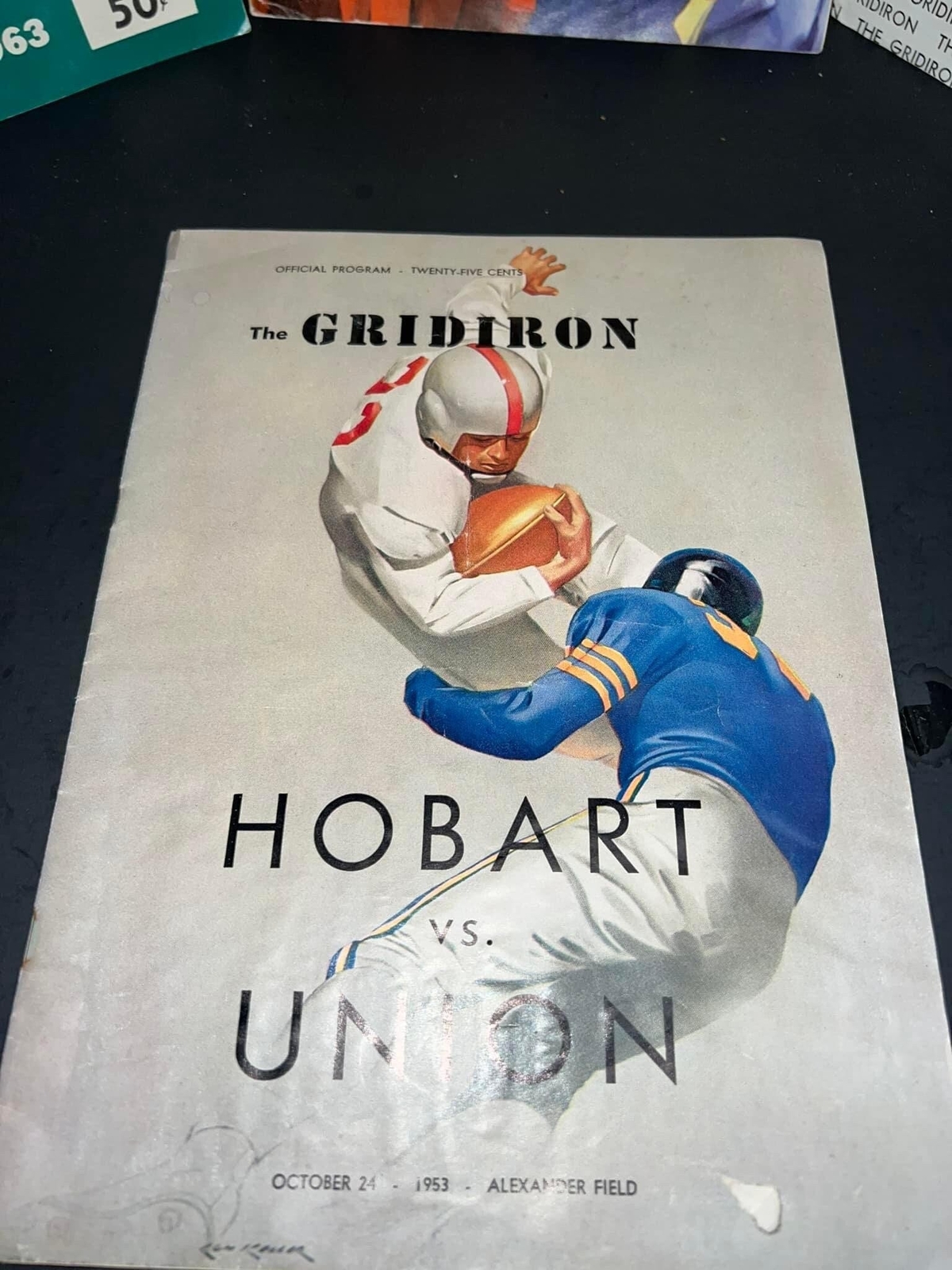 Vintage football programs 4 Rochester Buffalo ny early Coca Cola sports