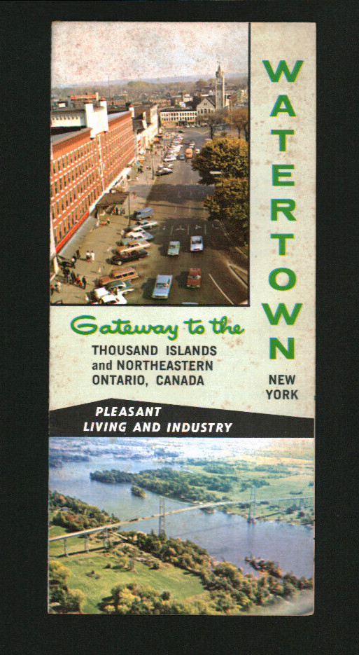 Watertown NY New York Gateway To The Thousand Islands Early 1970s City Brochure
